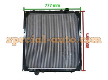 Радиатор охлаждения алюминиевый бачки пластмас PA66-GF30 HOWO двиг:WD615 