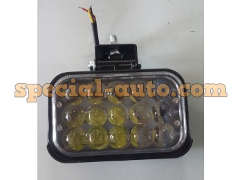 Фара дополнительная белая квадратная LED 12V/24V