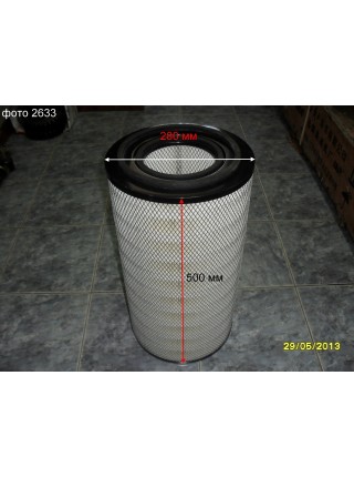 Фильтр воздушный K2850 (применение: Foton Auman/NORD BENZ) качество