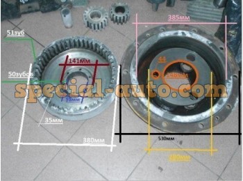 Редуктор бортовой в сборе  LW521F/LW500F/LW500K/LG953